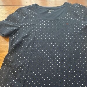 Tommy Hilfiger Navy Polka Dot Mini Dress